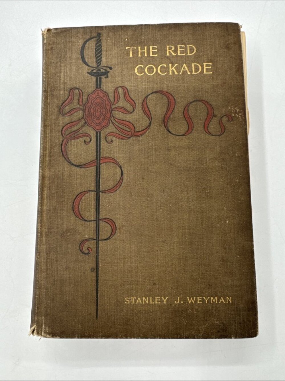 Antique The Red Cockade Stanley J. Weyman 1896 Book Hardcover History English